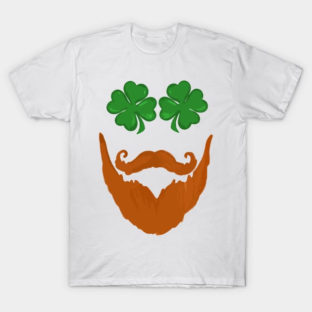 St.Patrick 's Day red beard T-Shirt by annaprint